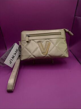 IHKWIP Monogram Initial V RFID Pouch With Wristlet-NWT